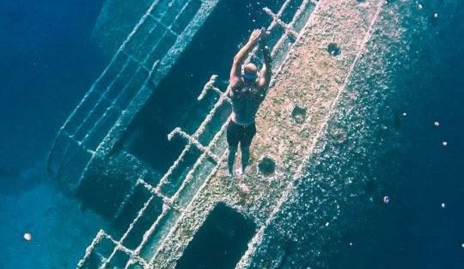 Lesvos shipwreck snorkelling
