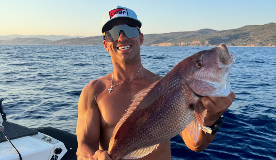 rod fishing in lesvos