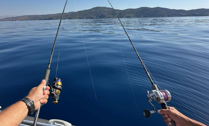 Rod fishing in Lesvos