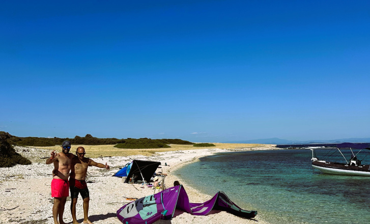 remote beaches with boat rentals in lesvos Tokmakia islands