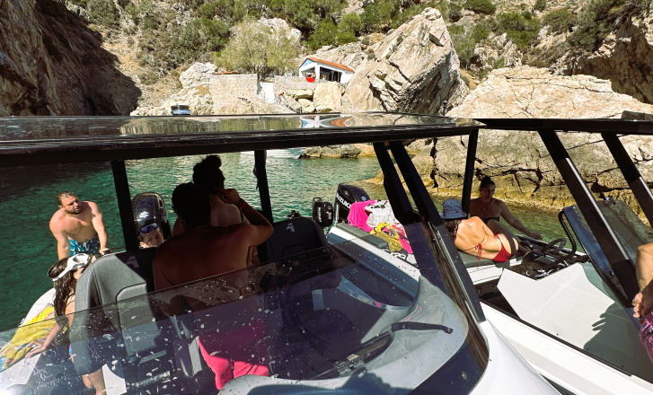 Panagia Kryfti in Lesvos with Fish and chill cruises